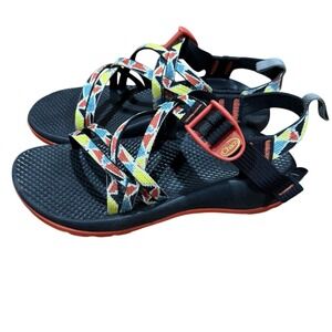 Chacos Kid's ZX/1 Ecotread Sandals Crust Multi Red Black Size 3‎ Boys Girls